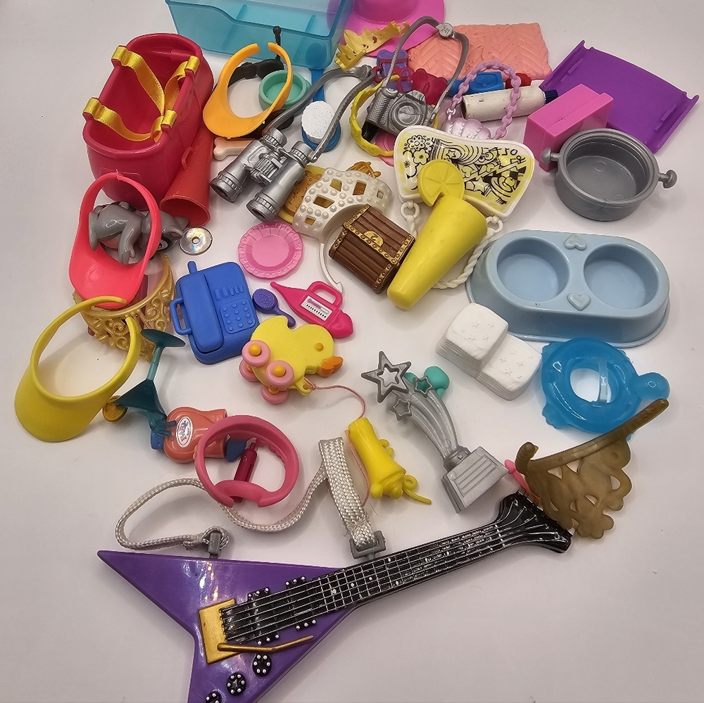 Lot Of Barbie Dolls Sized Accessories